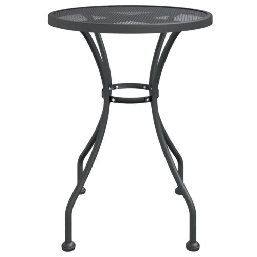 5-Piece Garden Dining Set Expanded Metal Mesh Anthracite - Image 5