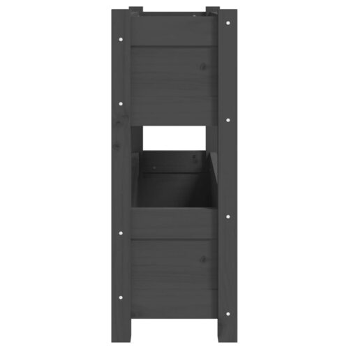 Planter Grey 77x25x66cm Solid Wood Pine - Image 6
