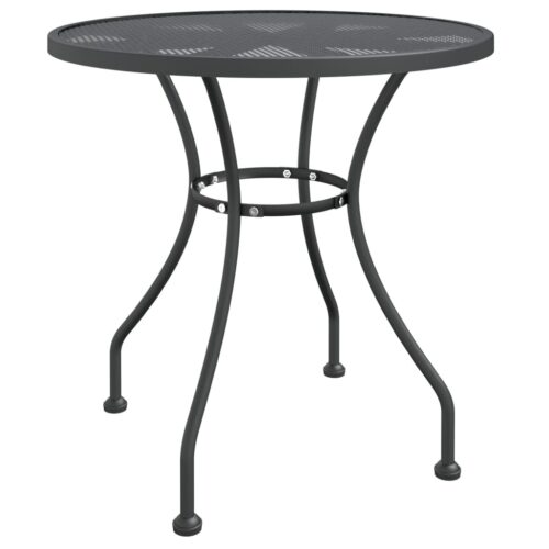 5-Piece Garden Dining Set Expanded Metal Mesh Anthracite - Image 4