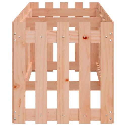 Garden Raised Bed with Fence Design 200x50x50cm Solid Wood Douglas - Image 6