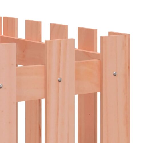 Garden Raised Bed with Fence Design 200x50x50cm Solid Wood Douglas - Image 7
