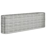 Raised Garden Bed Flowers Herbs Vegetables Box Pot Planter Powder Coated Steel