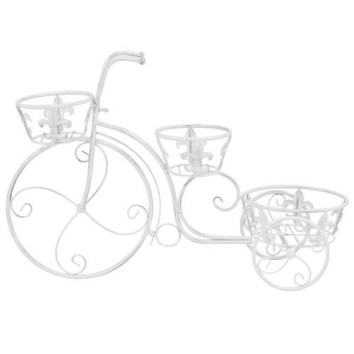 Plant Stand Bicycle Shape Vintage Style Metal - Image 3