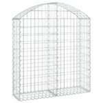 Arched Gabion Basket 100x30x100/120cm Galvanised Iron