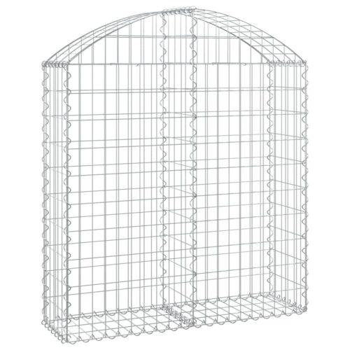 Arched Gabion Basket 100x30x100/120cm Galvanised Iron