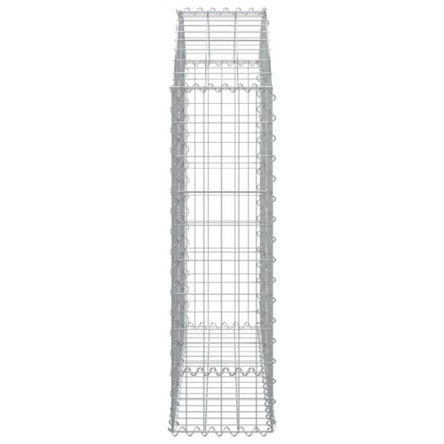 Arched Gabion Basket 100x30x100/120cm Galvanised Iron - Image 4