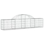 Arched Gabion Basket 200x30x40/60cm Galvanised Iron