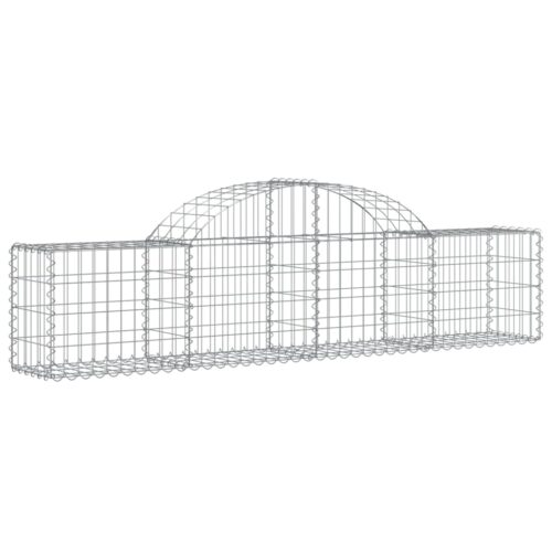 Arched Gabion Basket 200x30x40/60cm Galvanised Iron