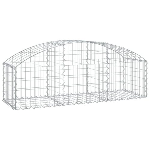Arched Gabion Basket 150x50x40/60cm Galvanised Iron
