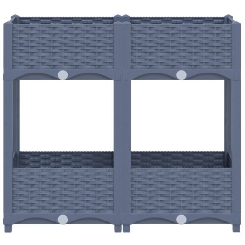 Raised Bed 80x40x71cm Polypropylene - Image 3