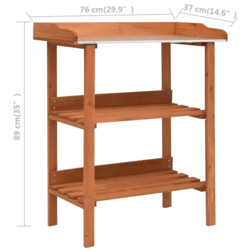 Wooden Plant Stand Indoor Outdoor Garden Pots Display Storage Rack Shelf Table - Image 7