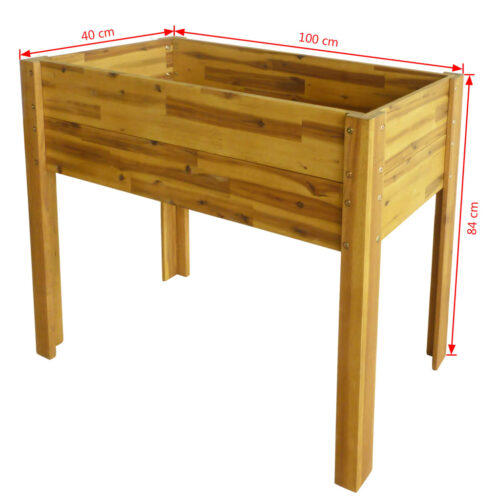 Raised Garden Raised Bed Solid Acacia Wood - Image 7