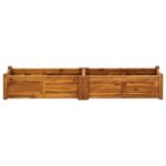 Garden Raised Bed Acacia Wood 150x30x25cm