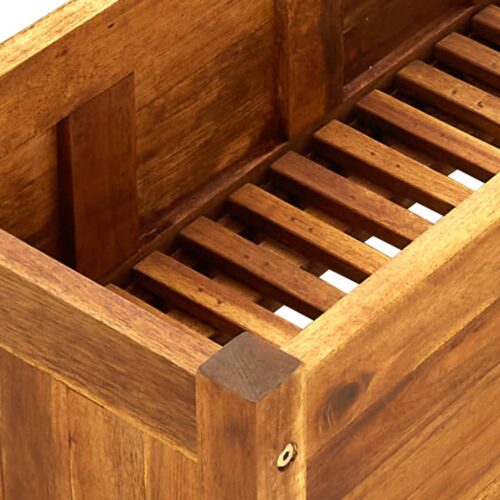 Garden Raised Bed Acacia Wood 150x30x25cm - Image 5