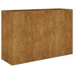 Garden Raised Bed 120x40x80cm Corten Steel