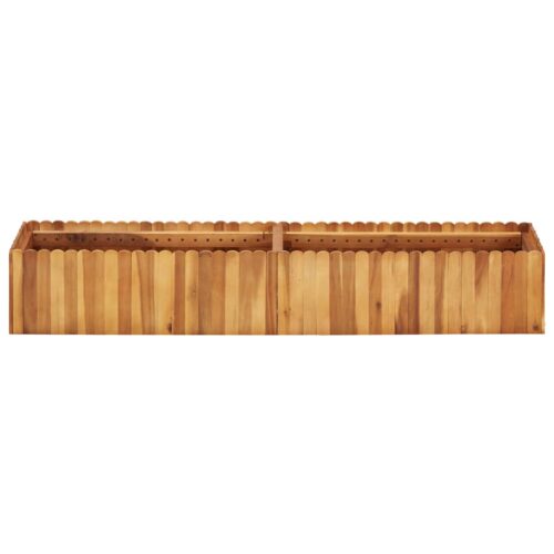 Garden Raised Bed 150x30x25cm Solid Acacia Wood - Image 3