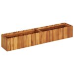 Garden Raised Bed 150x30x25cm Solid Acacia Wood