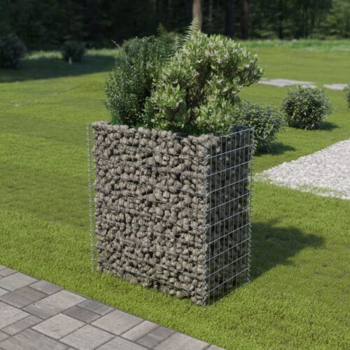Gabion Raised Bed Galvanised Steel 90x50x100cm - Image 2