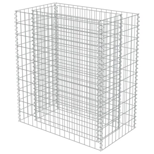 Gabion Raised Bed Galvanised Steel 90x50x100cm - Image 3