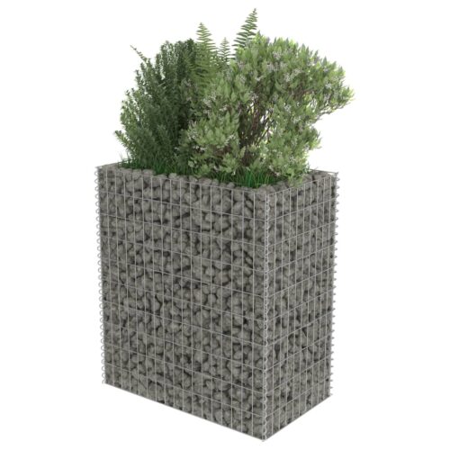 Gabion Raised Bed Galvanised Steel 90x50x100cm - Image 4
