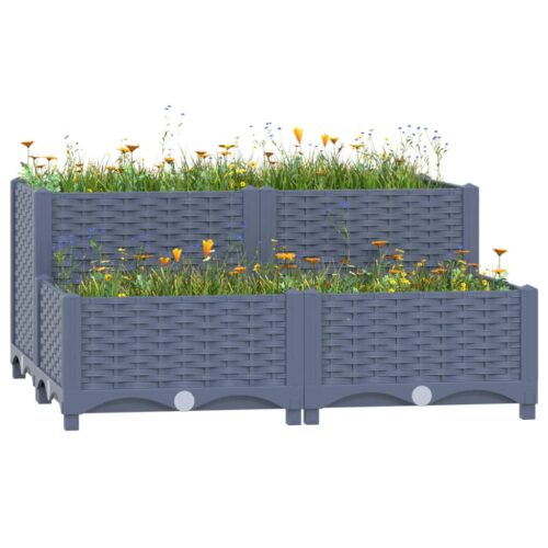 Raised Bed 80x80x38cm Polypropylene - Image 2