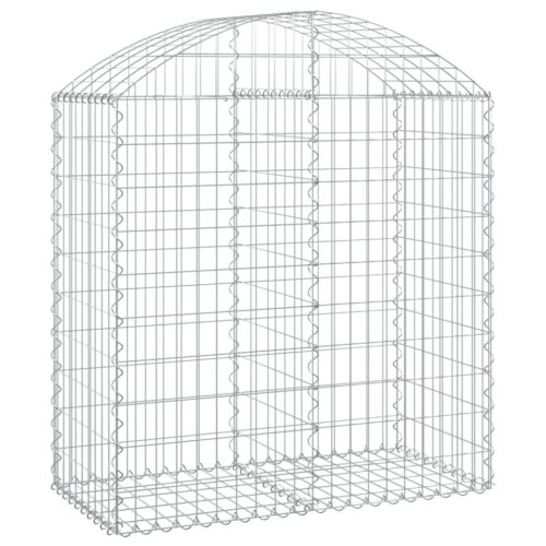Arched Gabion Basket 100x50x100/120cm Galvanised Iron