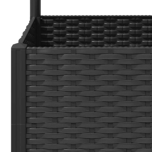 Garden Planter with Trellis Black 80x40x136cm PP - Image 7