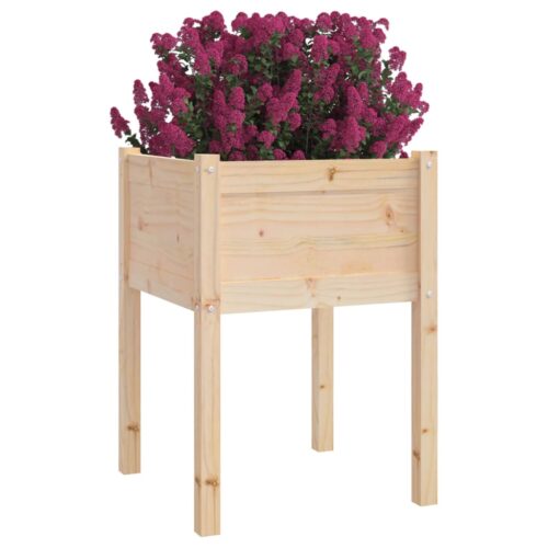 Garden Planters 2pcs 50x50x70cm Solid Pinewood - Image 3