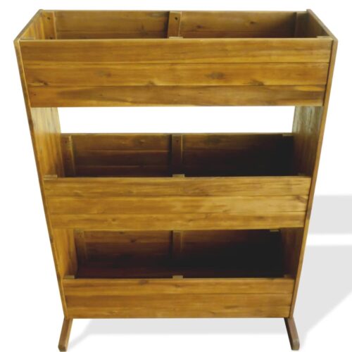 3-Tier Garden Raised Bed Solid Acacia Wood - Image 3