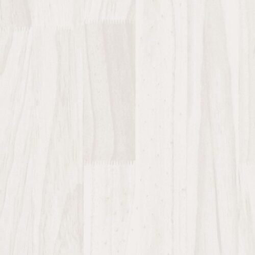 Garden Planters 2pcs White 50x50x70cm Solid Pinewood - Image 7