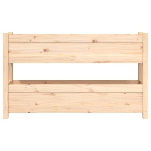 Planter 112x25x66cm Solid Wood Pine - Image 5