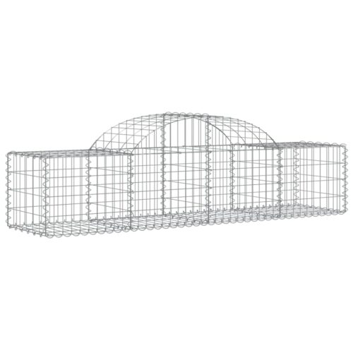 Arched Gabion Basket 200x50x40/60cm Galvanised Iron