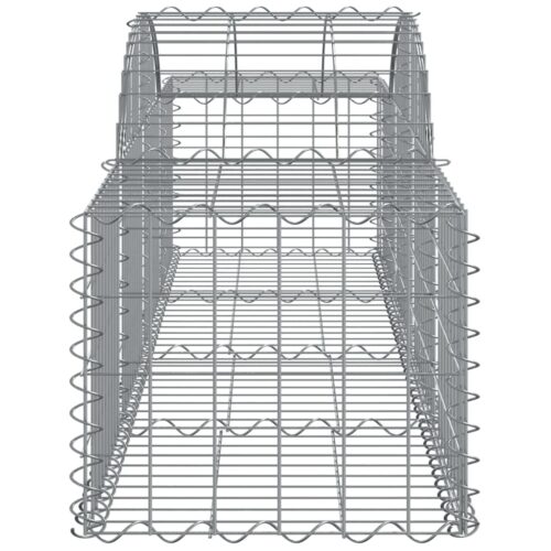 Arched Gabion Basket 200x50x40/60cm Galvanised Iron - Image 4
