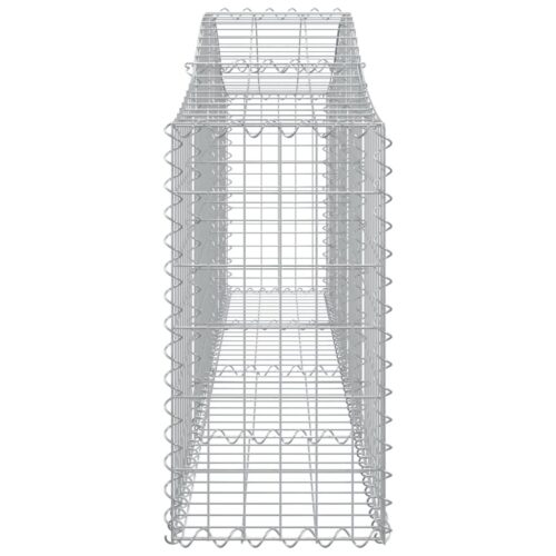 Arched Gabion Basket 200x30x60/80cm Galvanised Iron - Image 4