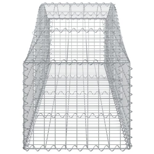 Arched Gabion Basket 200x50x40/60cm Galvanised Iron - Image 4