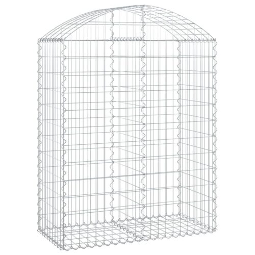 Arched Gabion Basket 100x50x120/140cm Galvanised Iron