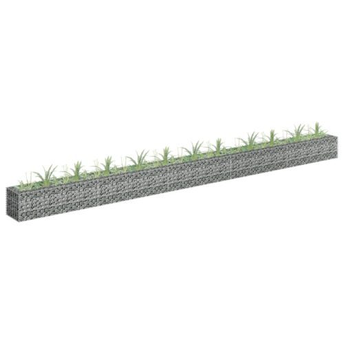 Gabion Raised Bed Galvanised Steel 450x30x30cm Fence Wire Wall Cage - Image 2