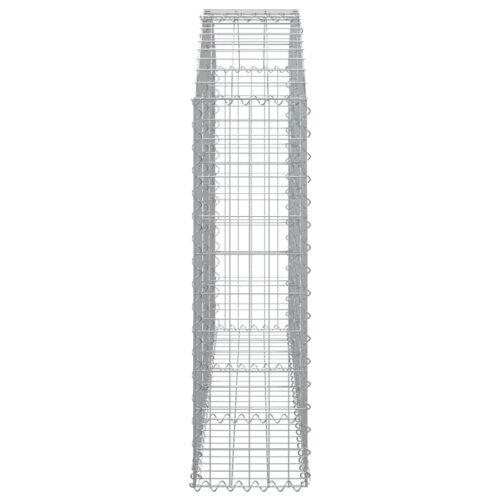 Arched Gabion Basket 150x30x100/120cm Galvanised Iron - Image 4
