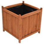 Raised Beds 2pcs 50x50x50cm Firwood