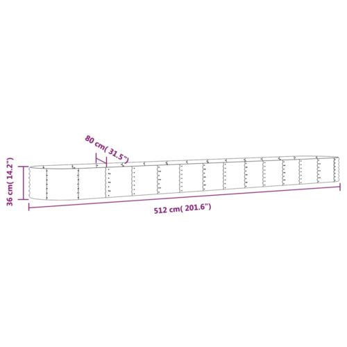 Raised Garden Bed Flowers Herbs Vegetables Box Pot Planter Powder Coated Steel - Image 6