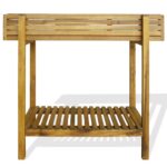 Raised Garden Raised Bed Solid Acacia Wood Zinc