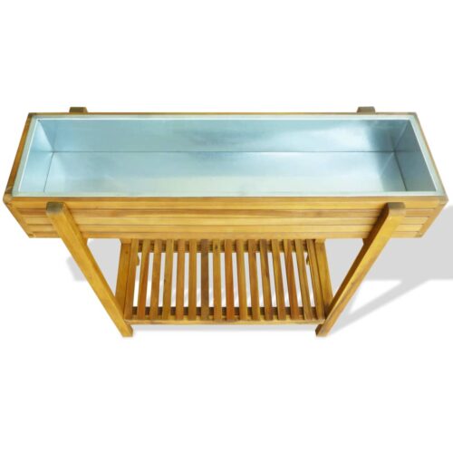 Raised Garden Raised Bed Solid Acacia Wood Zinc - Image 3