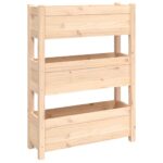 Planter 77x25x104.5cm Solid Wood Pine