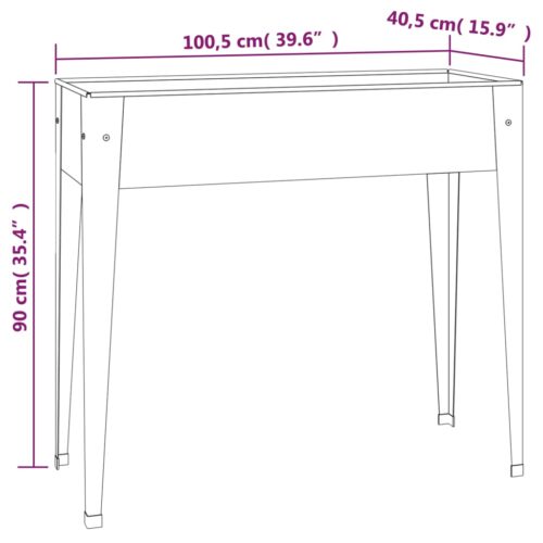 Garden Planters 2pcs Galvanised Steel - Image 8