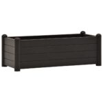 Garden Raised Bed PP Anthracite 100x43x35cm