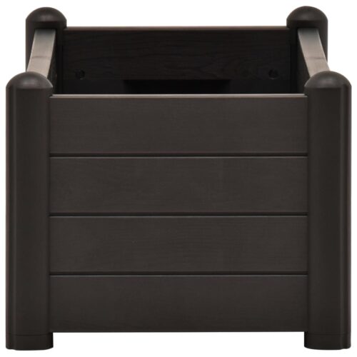 Garden Raised Bed PP Anthracite 100x43x35cm - Image 4