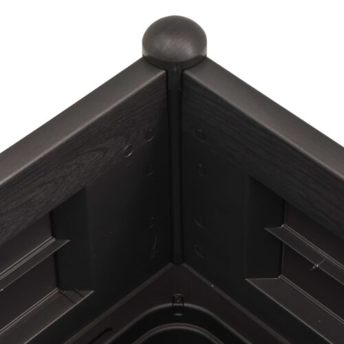 Garden Raised Bed PP Anthracite 100x43x35cm - Image 5