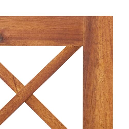 Raised Bed with Trellis 85x38x150cm Solid Acacia Wood - Image 7