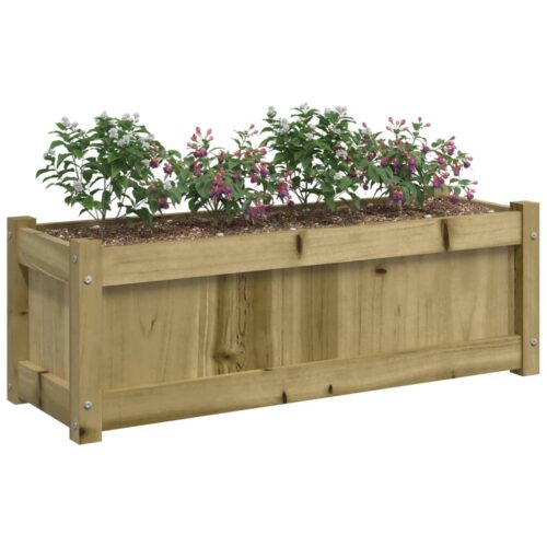 Garden Planters 2pcs Impregnated Wood Pine - Image 4