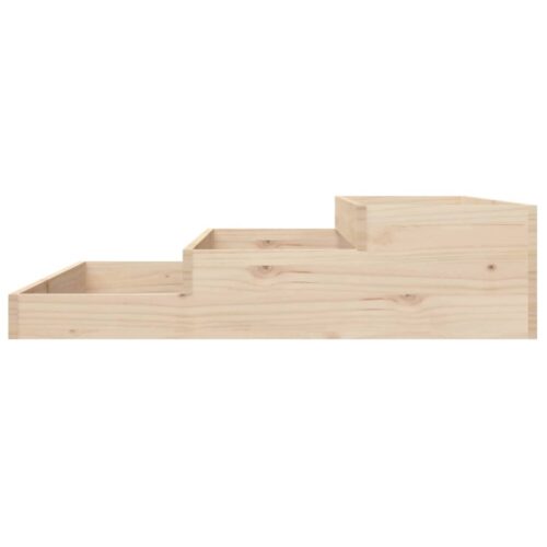 Planter 107x107x27cm Solid Wood Pine - Image 5